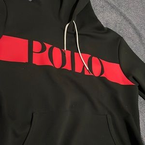 Logo polo hoodie